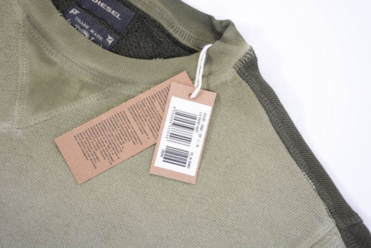 Diesel S D Sweat Men's Sweatshirt Crew Neck Long Sleeve Winter Pullover Jumper