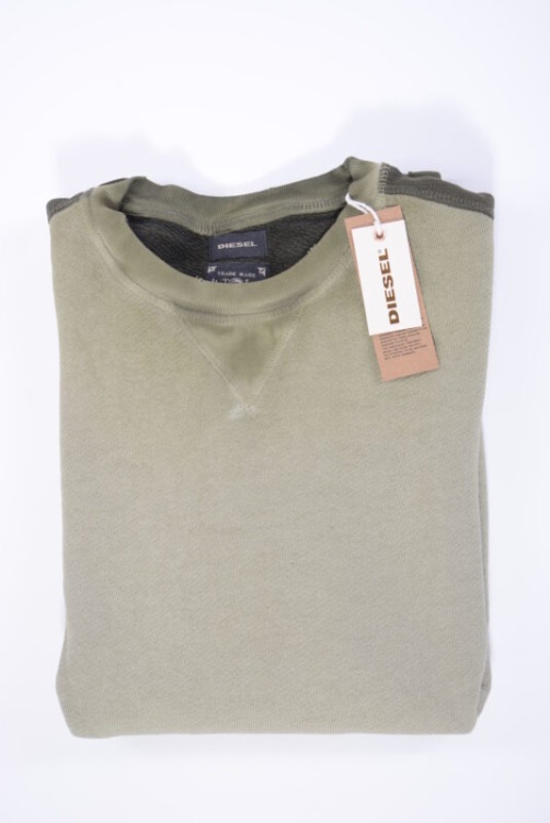 Diesel S D Sweat Men's Sweatshirt Crew Neck Long Sleeve Winter Pullover Jumper