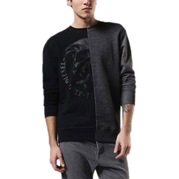 Diesel S Joe Nc Felpa Men's Mohawk Head Sweatshirt Pullover Long Sleeve Jumper
