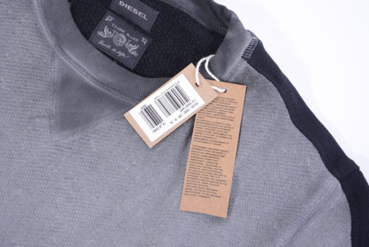 Diesel S-D Sweat Men's Sweatshirt Crew Neck Long Sleeve Casual Pullover Jumper