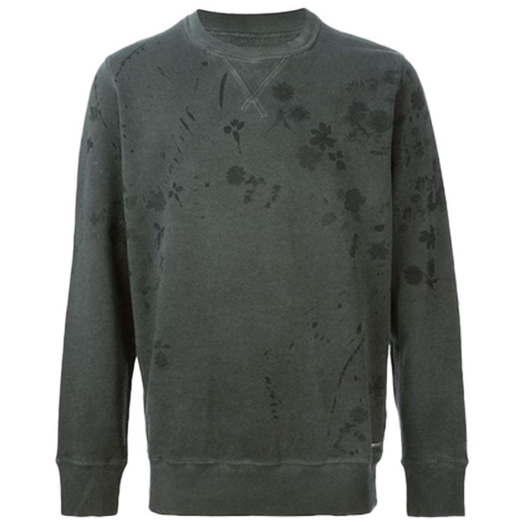 Diesel S Crix Men's Sweatshirts Long Sleeve Regular Black Casual Pullover Jumper