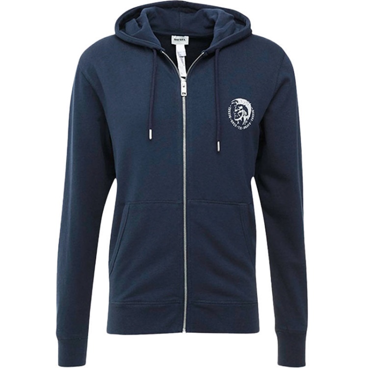 Diesel Brandon Men's Hoodie Mohawk Lounge Wear Full Zip Casual Sweatshirts Hood