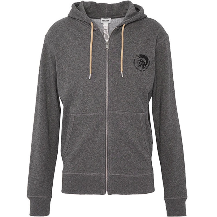 Diesel Brandon Men's Hoodie Mohawk Lounge Wear Full Zip Casual Sweatshirts Hood