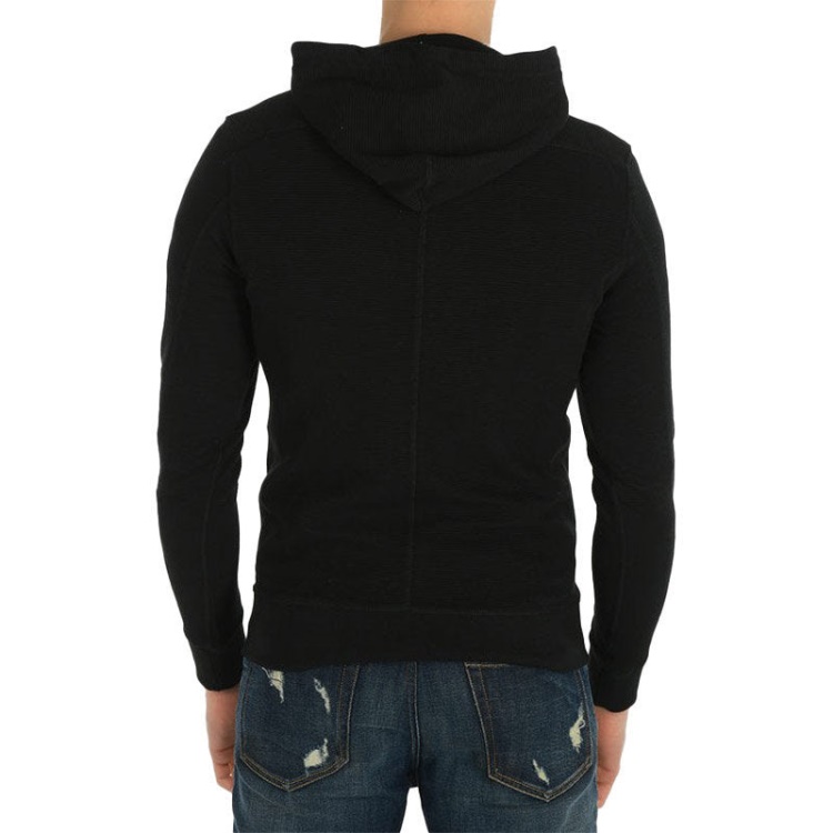 S Tad Men's Pullover Ribbed Hoodie Sweatshirt Casual Long Sleeves Outwear Diesel