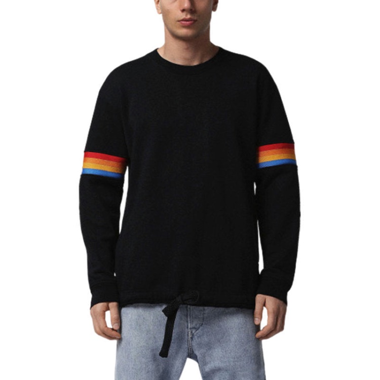 Diesel S Gail Felpa Men's Sweatshirts Pull On Casual Crew Neck Long Sleeve Jumper