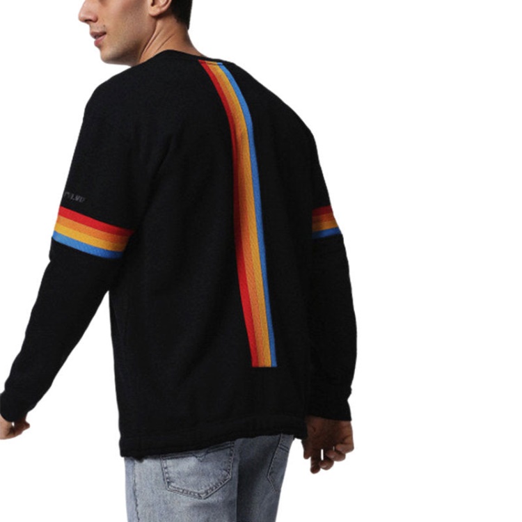 Diesel S Gail Felpa Men's Sweatshirts Pull On Casual Crew Neck Long Sleeve Jumper