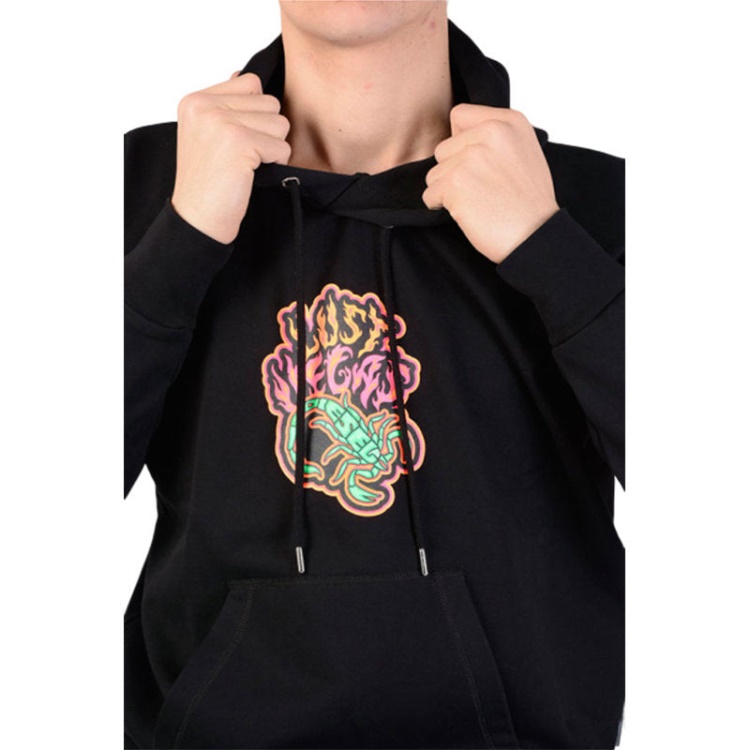 Diesel S Alby Sc 900 Men's Sweatshirt Pullover Hoodie Fluo Printed Lounge Wear