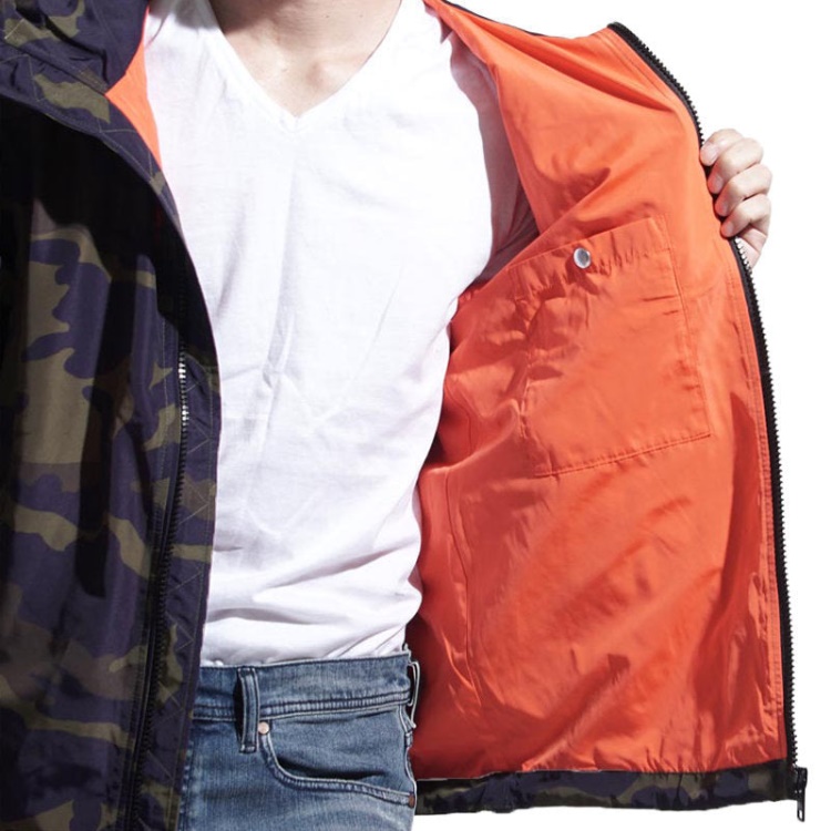 Diesel J Acousmatic Men's Jacket Waterproof Lightweight Hooded Camouflage Jacket