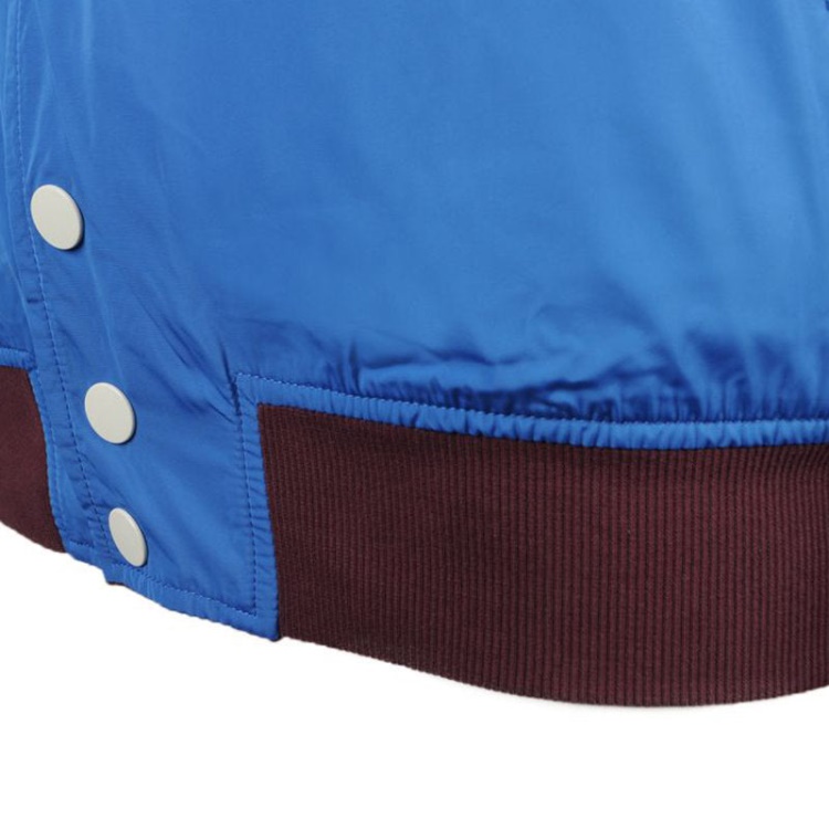 Diesel S Bony Men's Hoodie Jacket Reversible Casual Ribbed Cuffs Varsity Jacket