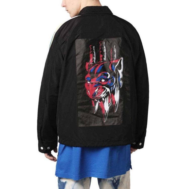 J Ribplaza Men's Jacket Winter Outwear Casual Waterproof Coat Regular Zip Diesel