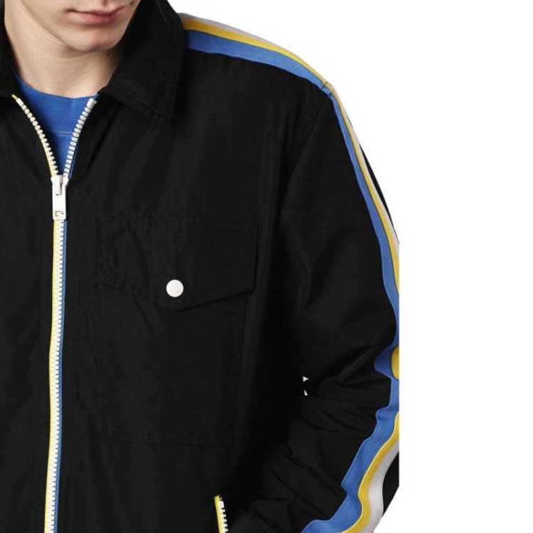 J Ribplaza Men's Jacket Winter Outwear Casual Waterproof Coat Regular Zip Diesel