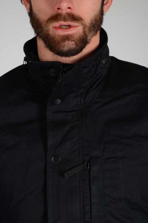 J Winy Men's Parka Jacket Padded Quilted Navy Coat Casual Winter Outwear Diesel