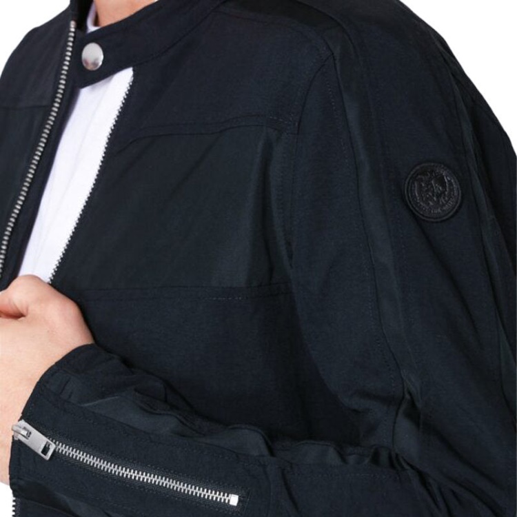 J Street Men's Biker Jackets Slim Fit Summer Outwear Bomber Casual Coat Diesel