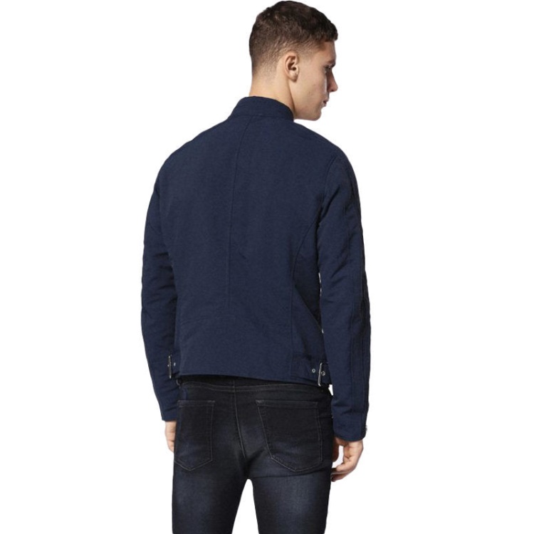 J Street Men's Biker Jackets Slim Fit Summer Outwear Bomber Casual Coat Diesel