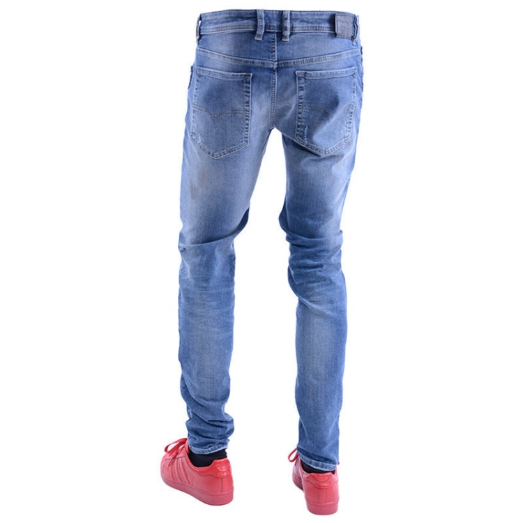 Toxer R76C9 Men's Denim Jeans Distressed Slim Fit Skinny Casual Blue Jeans Diesel