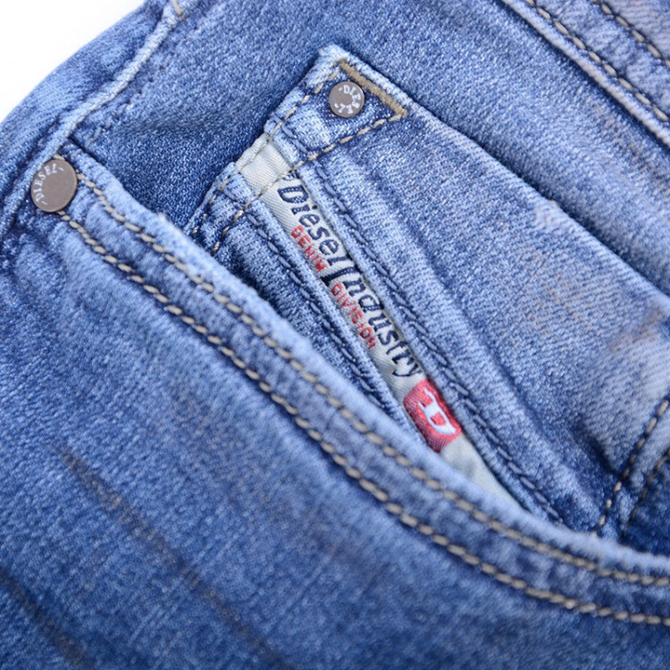 Toxer R76C9 Men's Denim Jeans Distressed Slim Fit Skinny Casual Blue Jeans Diesel