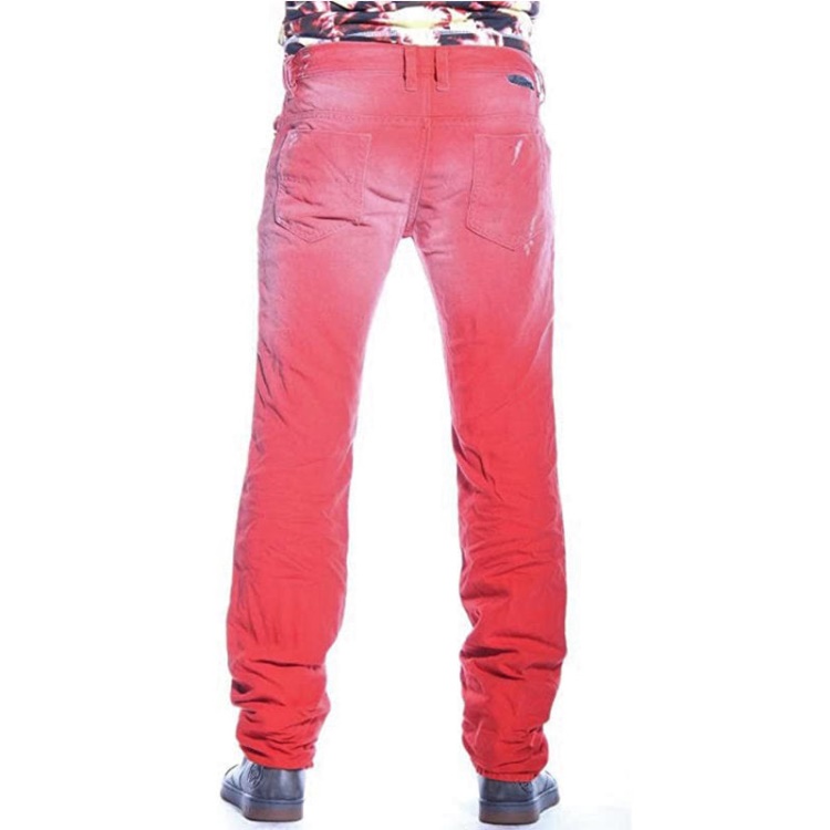 Safado Men's Denim Jeans Cotton Slim Straight Fit Casual Pants Trouser Diesel