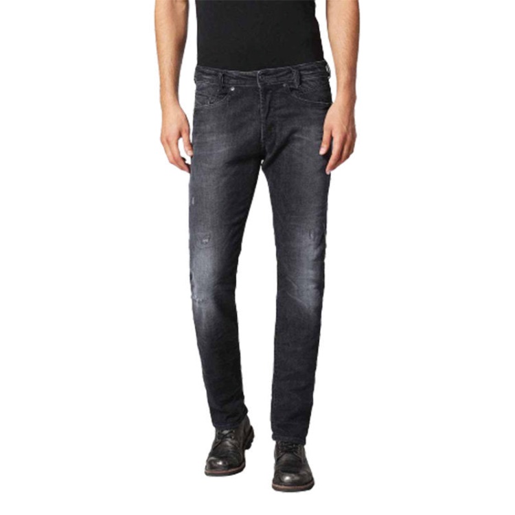 Akee 0683Q Men's Denim Jeans Stretch Regular Slim Tapered Casual Pants Diesel