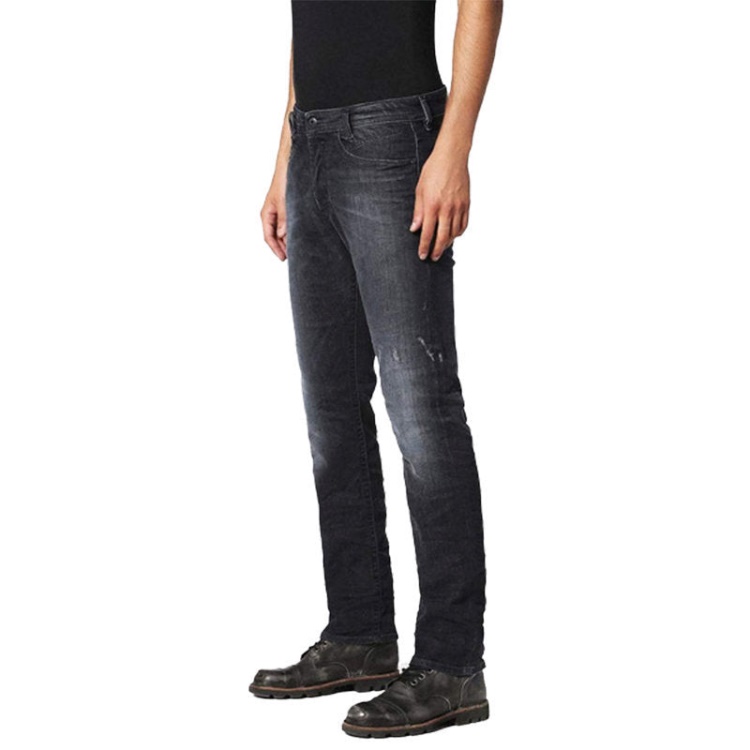 Akee 0683Q Men's Denim Jeans Stretch Regular Slim Tapered Casual Pants Diesel