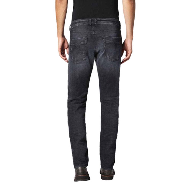 Akee 0683Q Men's Denim Jeans Stretch Regular Slim Tapered Casual Pants Diesel