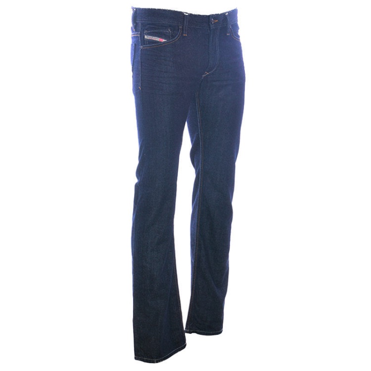 Diesel Viker Orus7 Men's Jeans Regular Fit Cotton Dark Blue Casual Denim Trousers