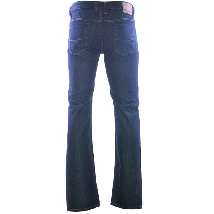 Diesel Viker Orus7 Men's Jeans Regular Fit Cotton Dark Blue Casual Denim Trousers