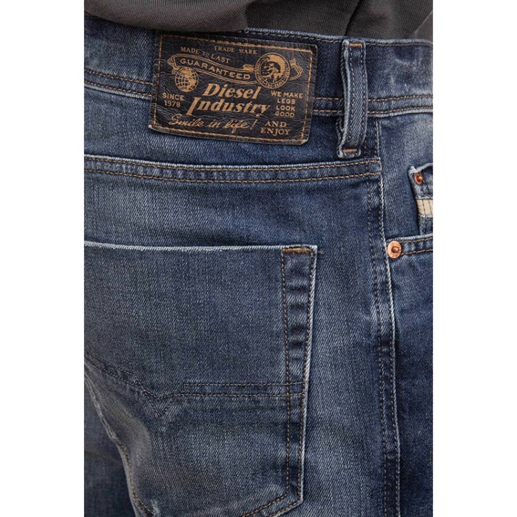 Diesel Tepphar R248D Men's Denim Jeans Slim Fit Stretch Carrot Distressed Pants