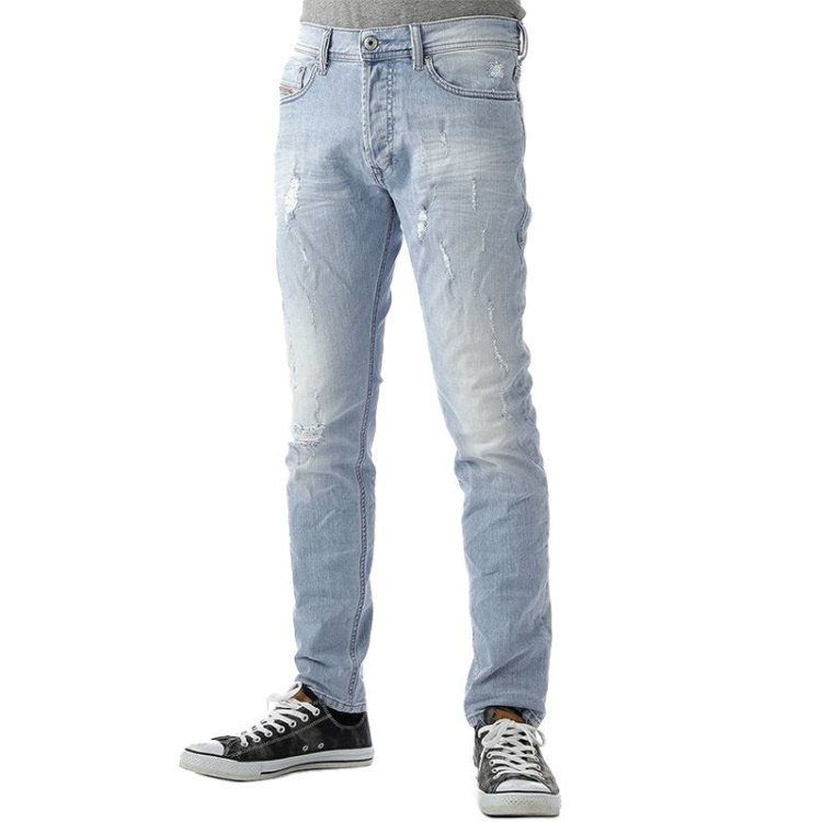 Diesel Tepphar 0849E Men's Denim Jeans Stretch Slim Fit Carrot Casual Trouser