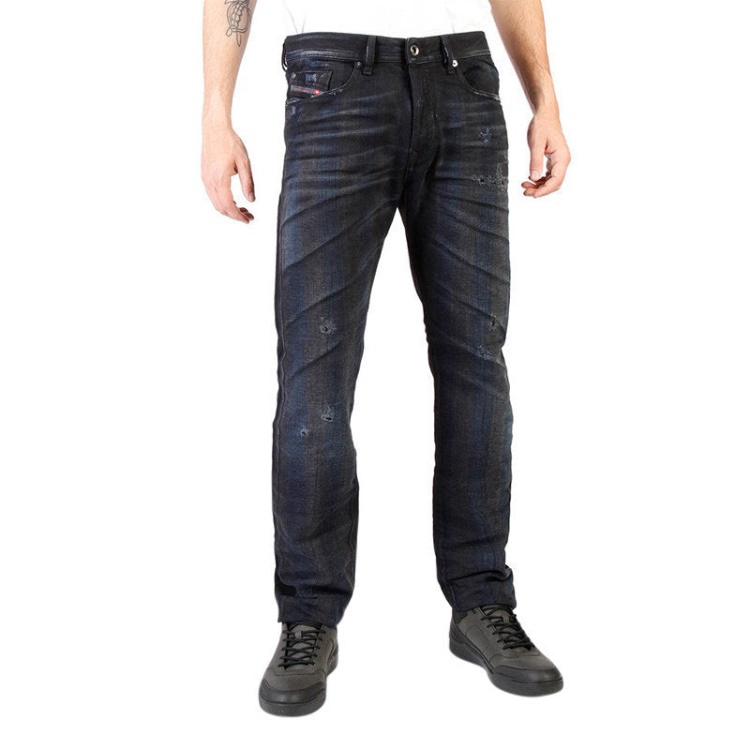 Diesel Buster 0844E Men's Denim Jeans Regular Slim Tapered Distressed Casual Pant