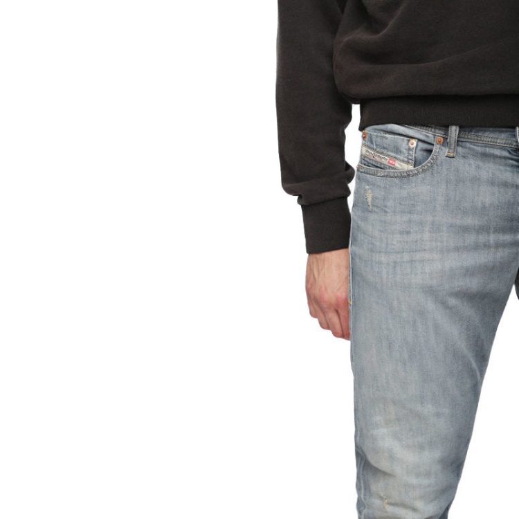 Tepphar 084Uk Men's Denim Casual Lyocell Jeans Stretch Slim Fit Carrot Diesel