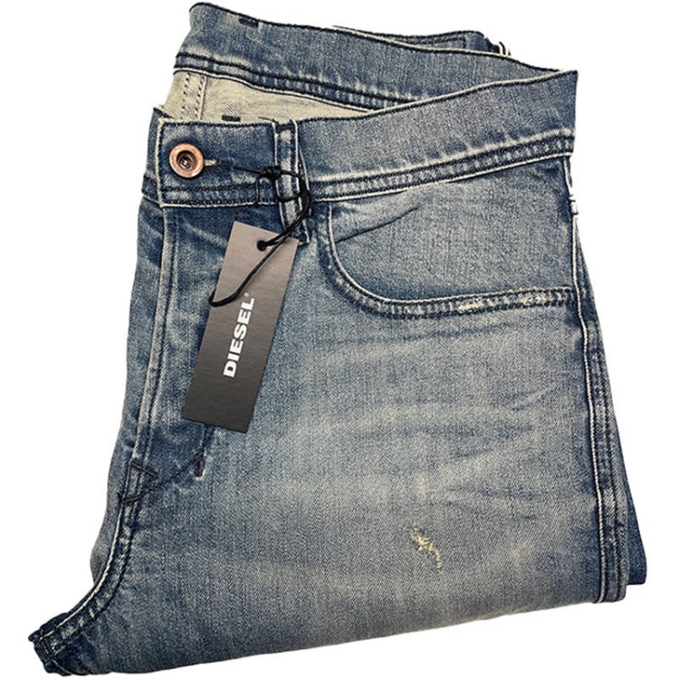 Tepphar 084Uk Men's Denim Casual Lyocell Jeans Stretch Slim Fit Carrot Diesel