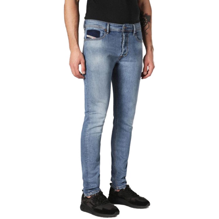 Tepphar 084Sv Men's Jeans Stretch Lyocell Trousers Slim Casual Denim Pants Diesel