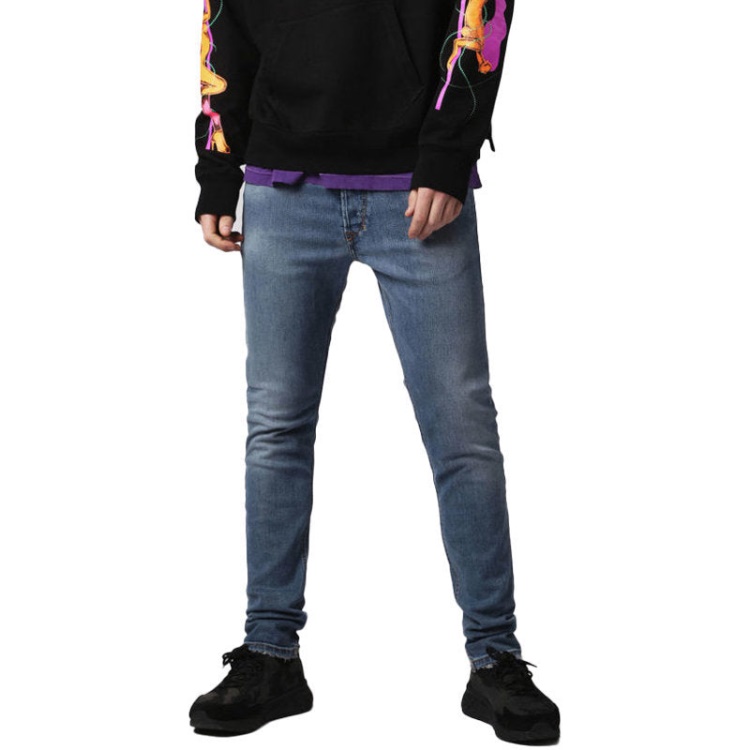 Tepphar 084Sv Men's Jeans Stretch Lyocell Trousers Slim Casual Denim Pants Diesel