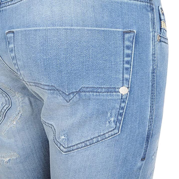 Tepphar 084Gi Men's Denim Jeans Slim Fit Tapered Distressed Casual Pants Diesel