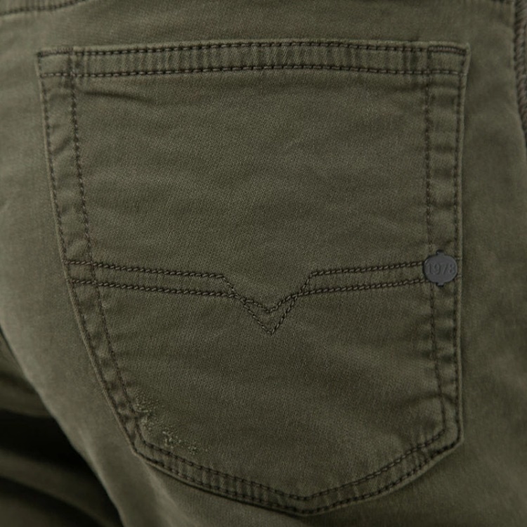 Diesel Bakari Ne 0684T Men's Denim Sweat Jogg Jeans Lyocell Olive Slim Skinny