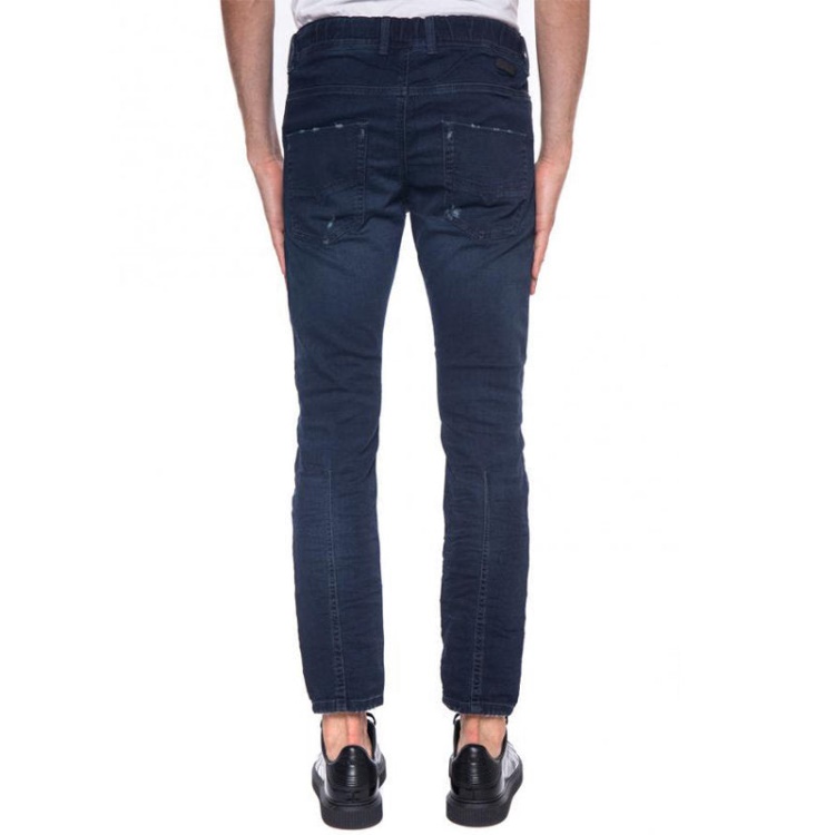 Krooley Ne 0699W Men's Denim Sweat Jogg Jeans Regular Fit Tapered Fade Diesel