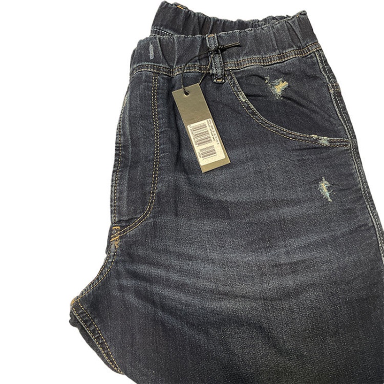 Krooley Ne 0699W Men's Denim Sweat Jogg Jeans Regular Fit Tapered Fade Diesel