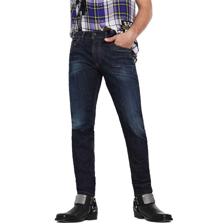 Thommer 081At Men's Denim Casual Faded Jeans Stretch Cotton Zip Slim Fit Diesel