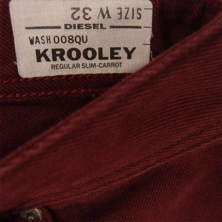 Diesel Krooley Men's Jeans Denim Cotton Slim Carrot Fit Casual Pants Trouser