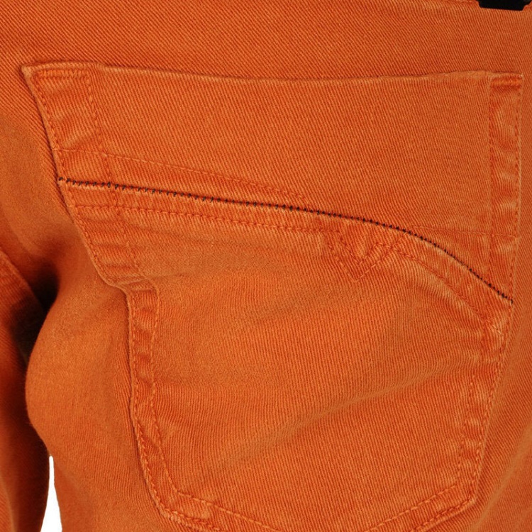 Iakop 0111D Men's Jeans Regular Slim Fit Cotton Stretch Casual Denim Pants Diesel Off White/Blue/White