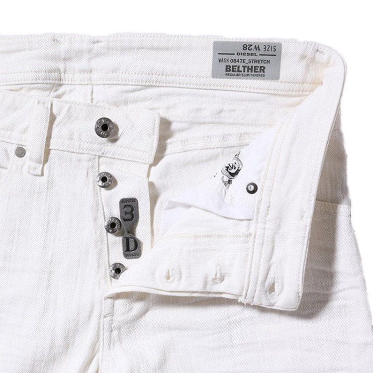 Diesel Belther Men's Jeans Denim Cotton Slim Tapered Fit Casual Pants Trouser