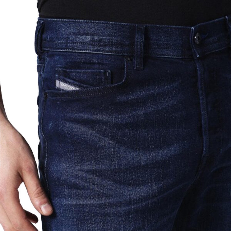 Diesel Thytan 084Hj Men's Denim Jeans Stretch Comfort Straight Fit Casual Pants