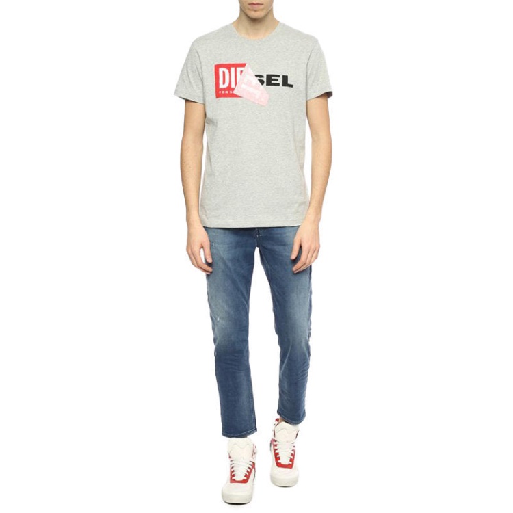 Diesel Jifer 084Nv Men's Denim Jeans Casual Stretch Regular Slim Tapered Trousers