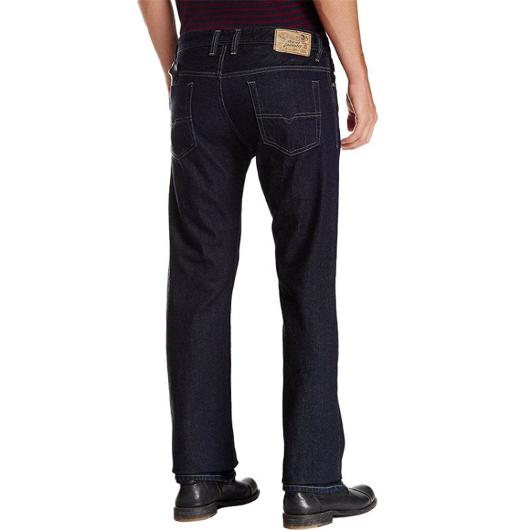 Viker 0Rz29 Men's Denim Jeans Regular Straight Fit Cotton Casual Pants Diesel