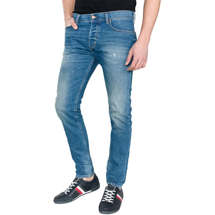 Diesel Tepphar 089Aw Men's Jeans Denim Slim Carrot Fit Cotton Stretch Casual Pant
