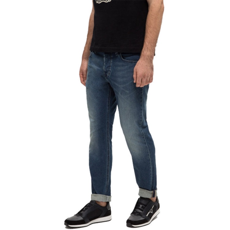 Larkee Beex 084Tu Men's Denim Jeans Stretch Regular Fit Tapered Faded Pant Diesel