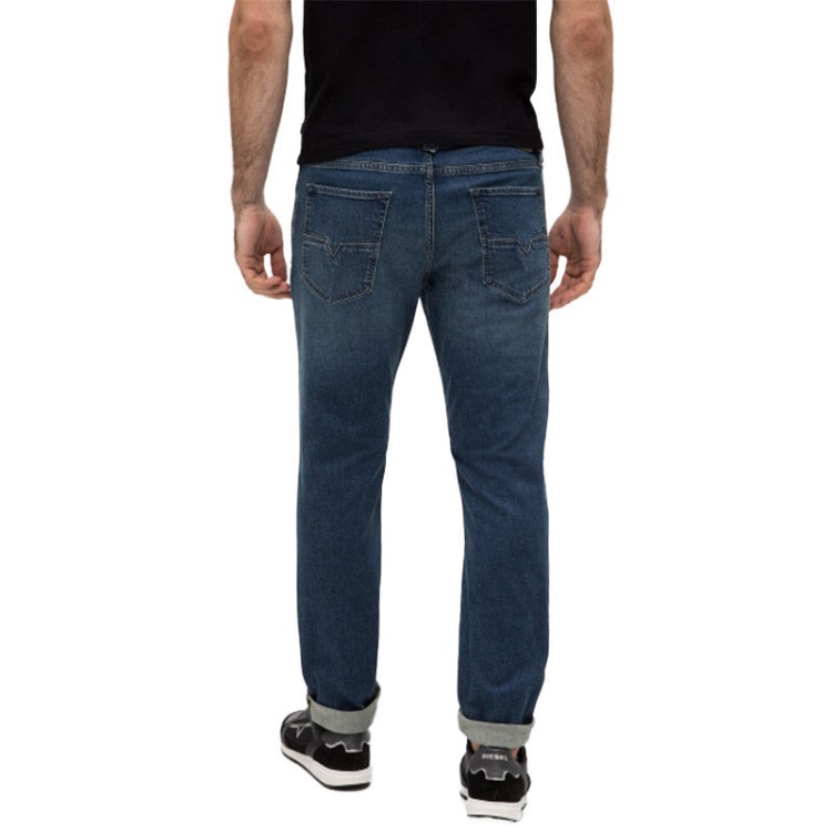 Larkee Beex 084Tu Men's Denim Jeans Stretch Regular Fit Tapered Faded Pant Diesel