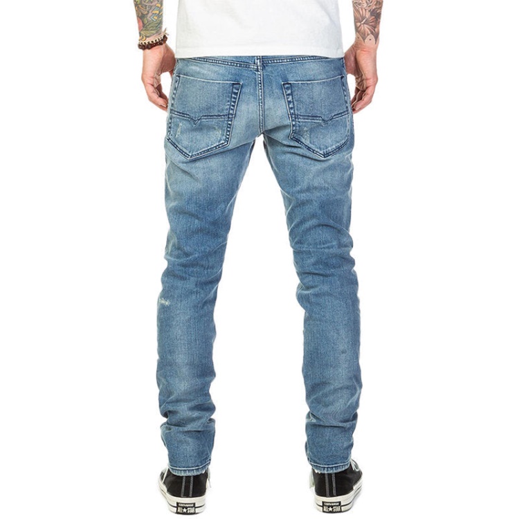Tepphar 084Vi Men's Denim Jeans Custom Distressed Stretch Slim Carrot Fit Diesel