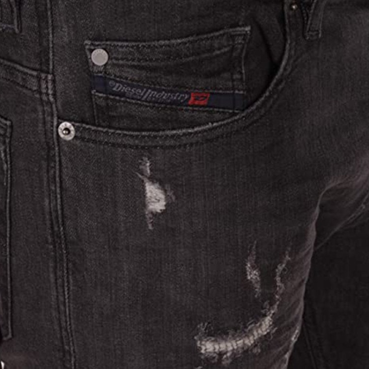 Diesel Thavar-Xp Rfe02 Men's Denim Jeans Stretch Slim Skinny Fit Distressed Pants