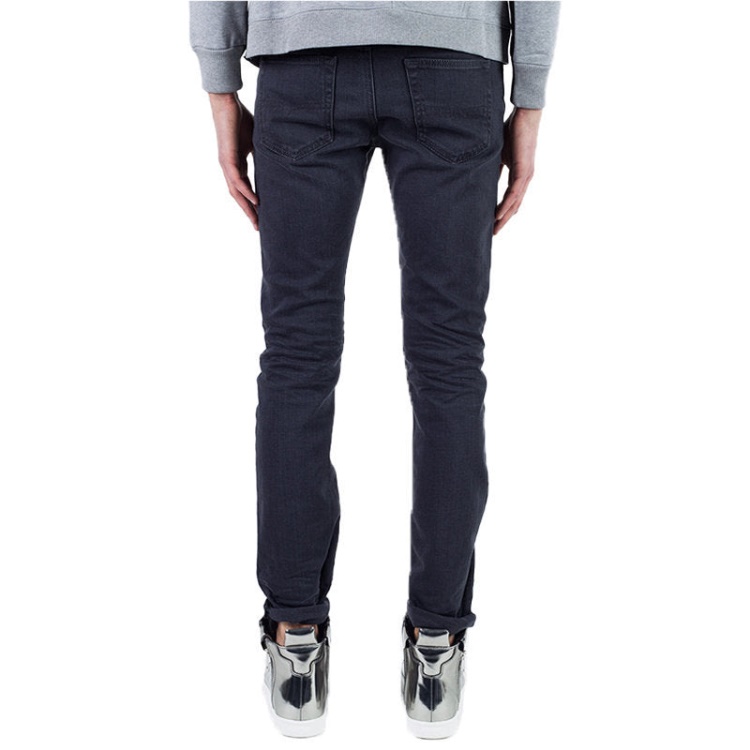 Buster 0859X Men's Denim Jeans Regular Slim Fit Tapered Button Faded Grey Diesel